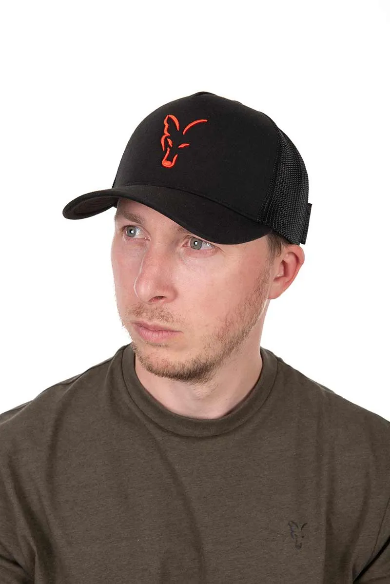 Casquette Fox Trucker Negro-Naranja