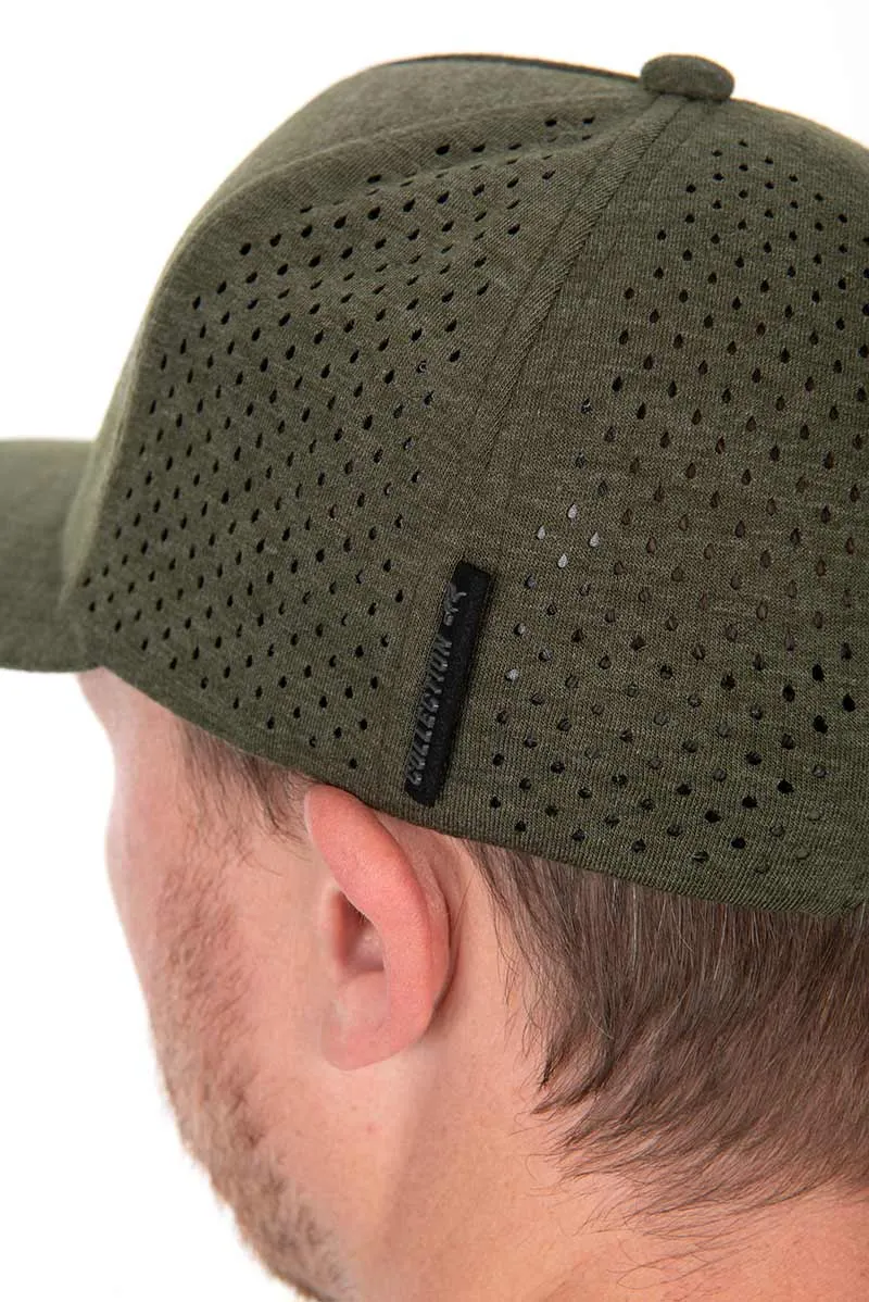 Casquette Fox Baseball Verde-Negra