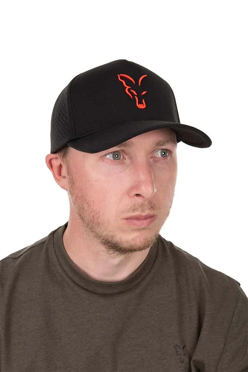 Casquette Fox Baseball Negro-Naranja