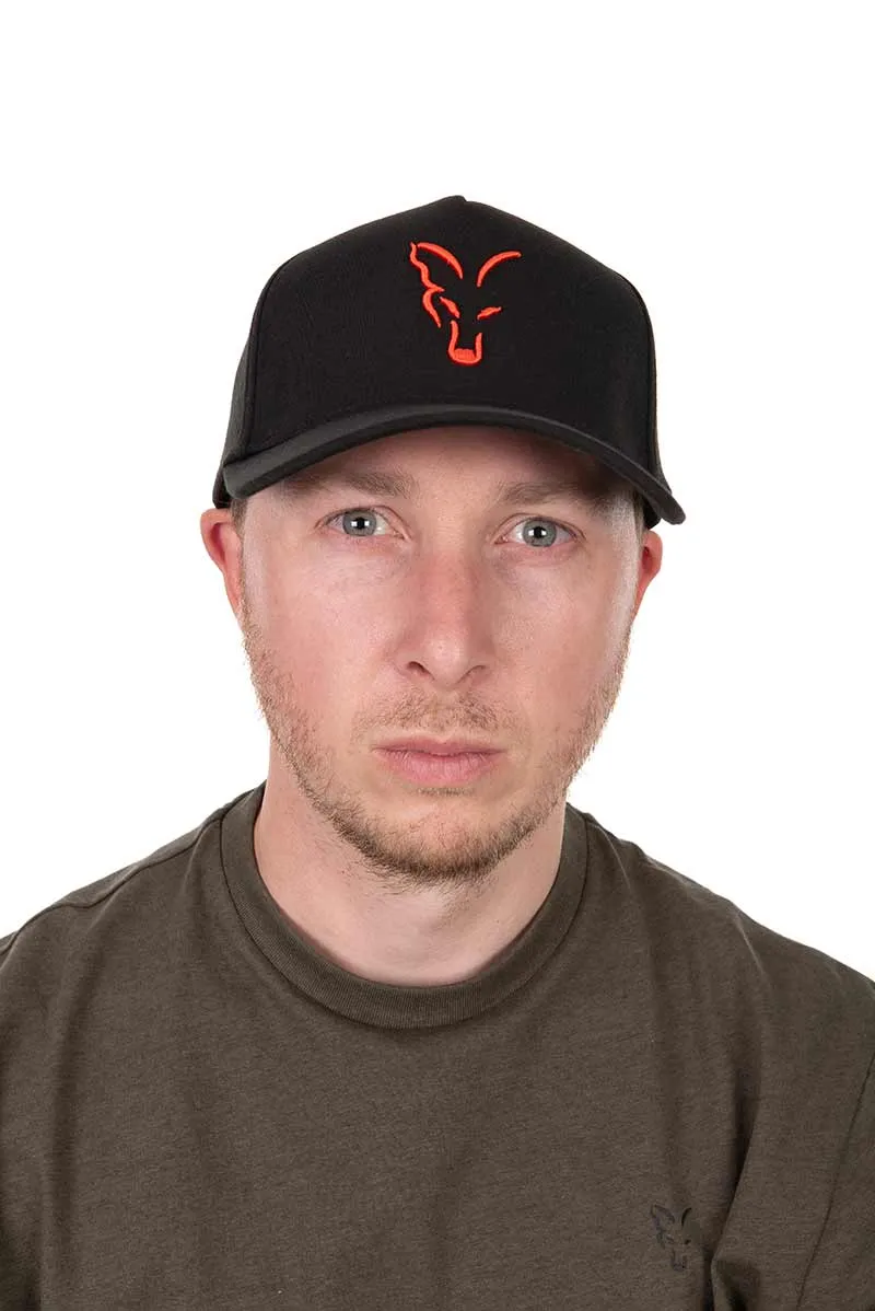 Casquette Fox Baseball Negro-Naranja