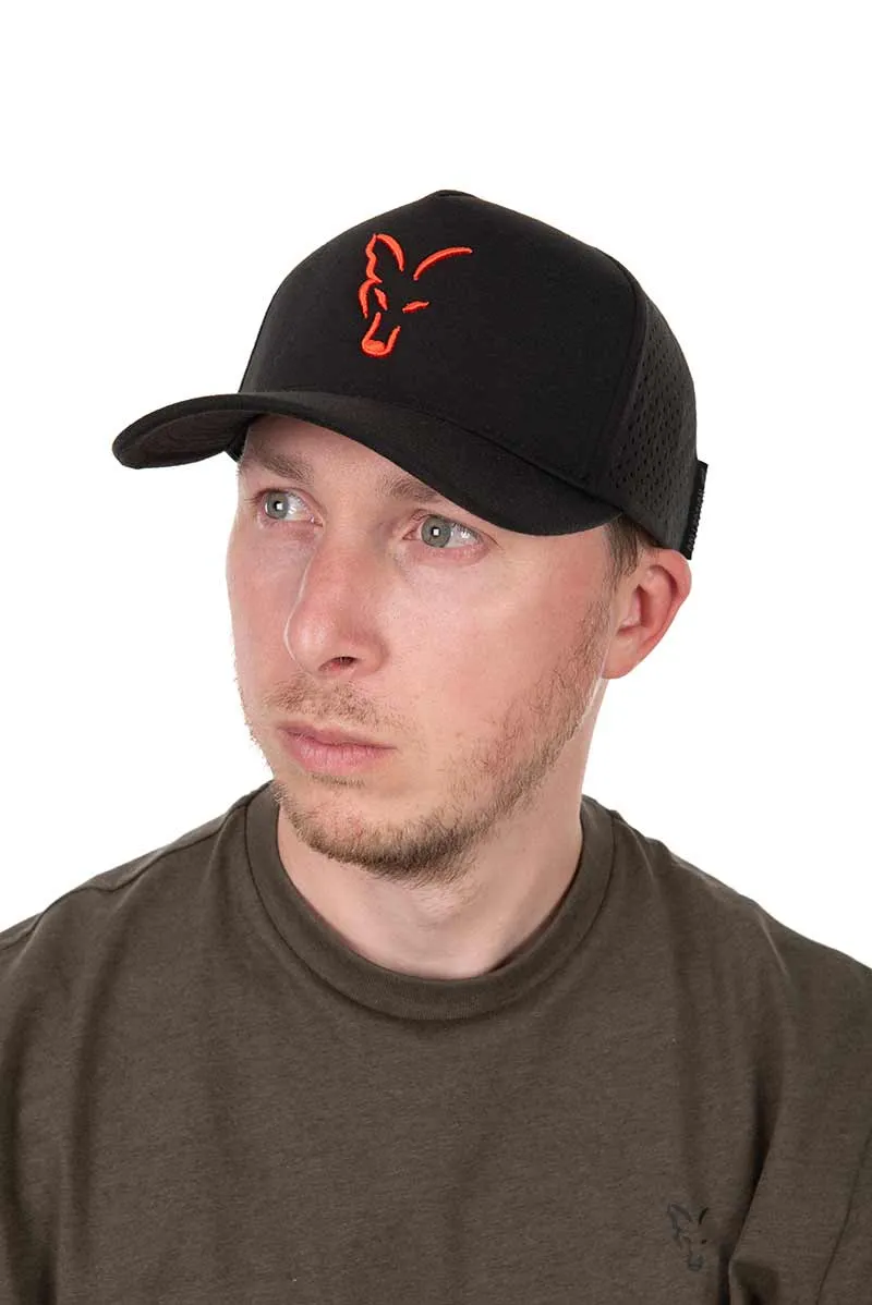 Casquette Fox Baseball Negro-Naranja