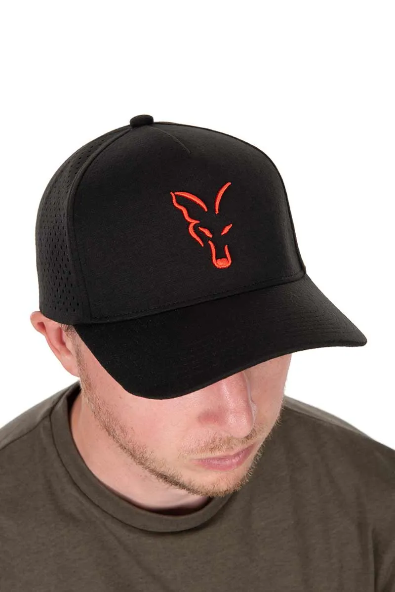 Casquette Fox Baseball Negro-Naranja