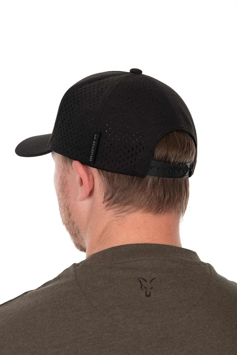 Casquette Fox Baseball Negro-Naranja