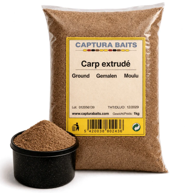Ground Carpe Extrudee – Gemalen Carpe Extrudee Pellets