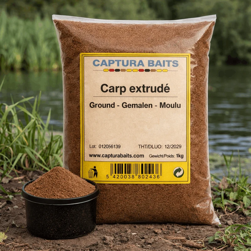 Ground Carpe Extrudee – Gemalen Carpe Extrudee Pellets