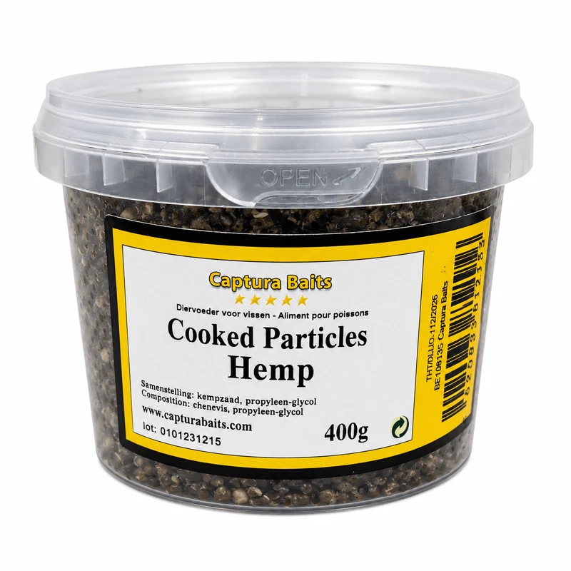 Cooked Particles Hemp – Gekookt Hennepzaad