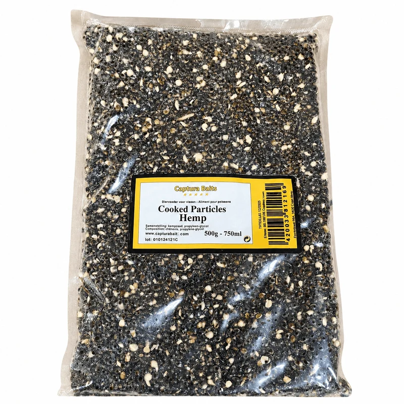 Cooked Particles Hemp – Gekookt Hennepzaad