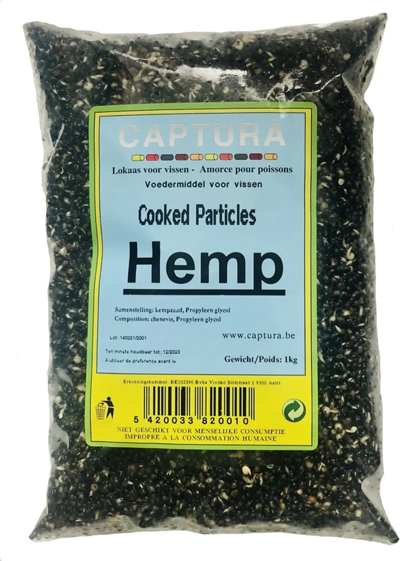 Cooked Particles Hemp – Gekookt Hennepzaad