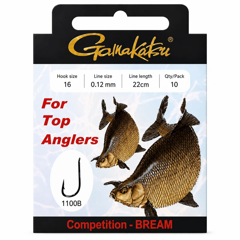 Competition Bream LS-1100 Barbed – 22 cm Onderlijnen met Weerhaak