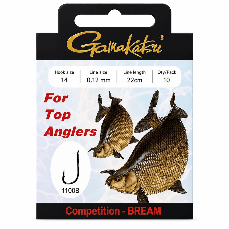 Competition Bream LS-1100 Barbed – 22 cm Onderlijnen met Weerhaak