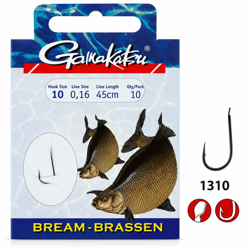 Bream LS-1310 Barbed – 45 cm Onderlijnen met Weerhaak