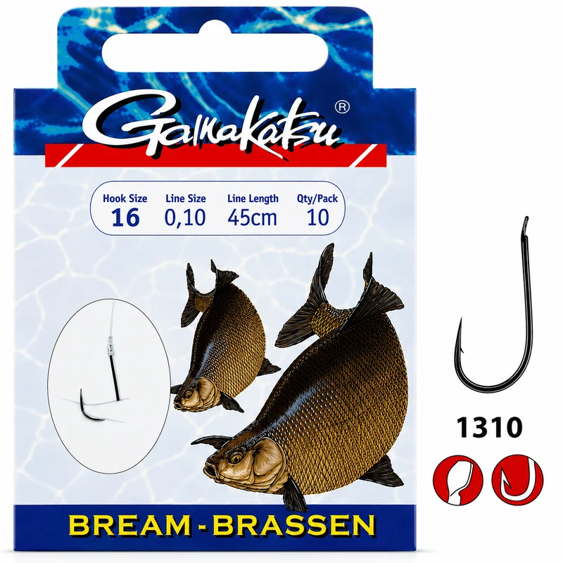 Bream LS-1310 Barbed – 45 cm Onderlijnen met Weerhaak
