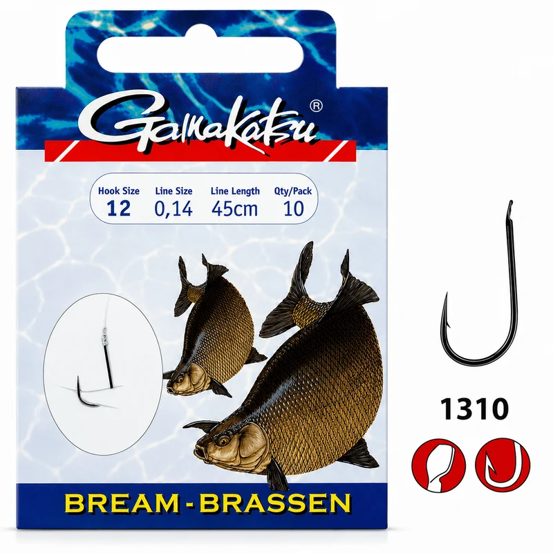 Bream LS-1310 Barbed – 45 cm Onderlijnen met Weerhaak