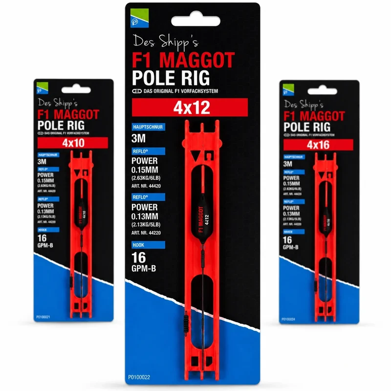 F1 Maggot Pole Rigs – Kant-en-klare Tuigen