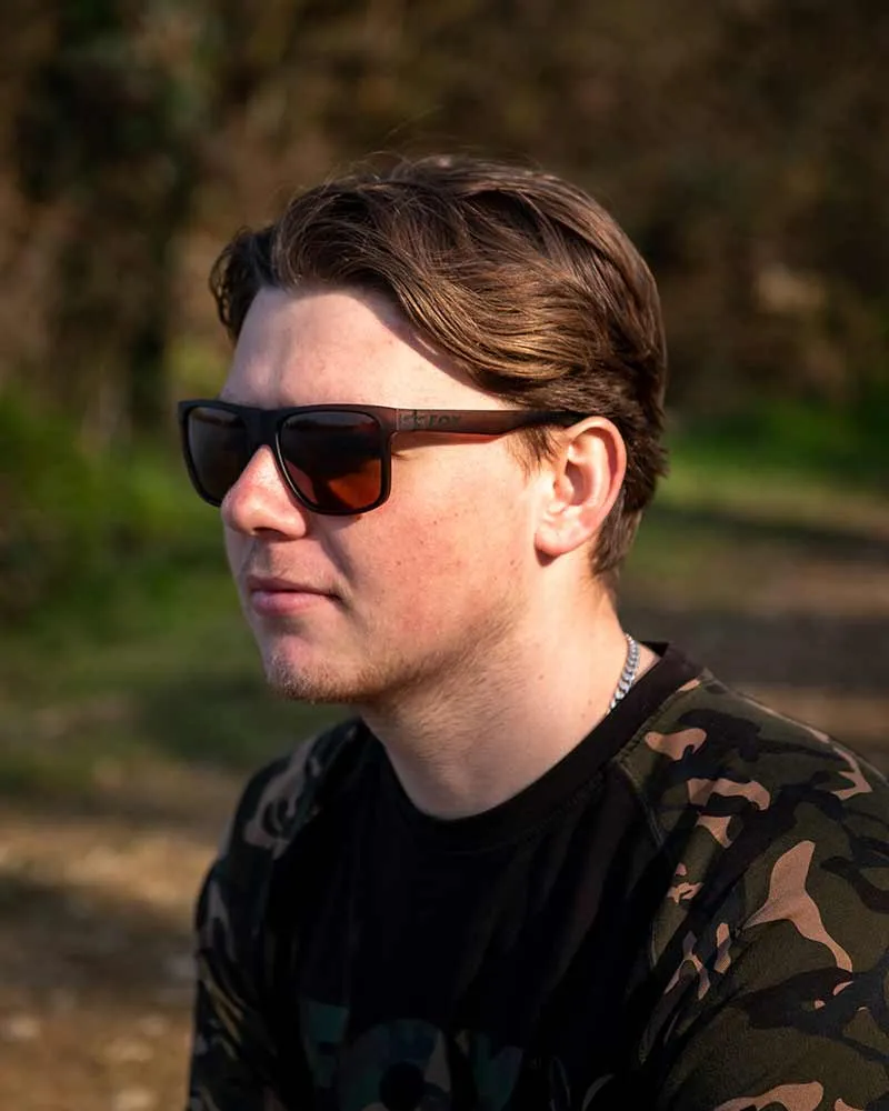 Lunettes de soleil polarisées Fox Avius Khaki-Marrón