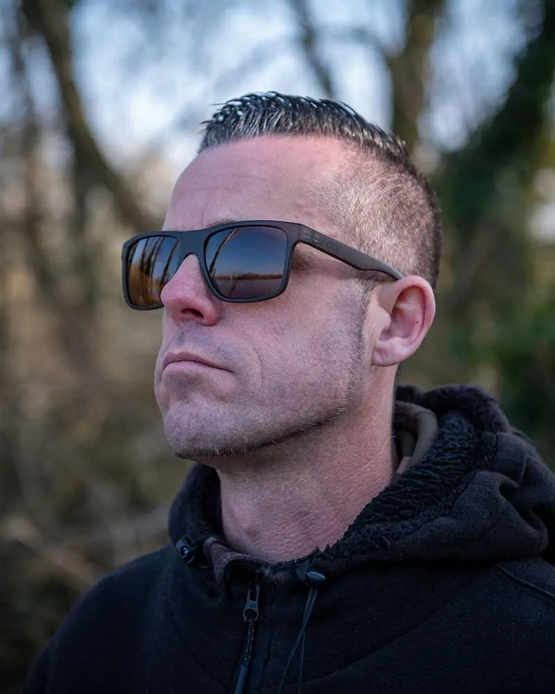 Lunettes de soleil polarisées Fox Avius Khaki-Marrón