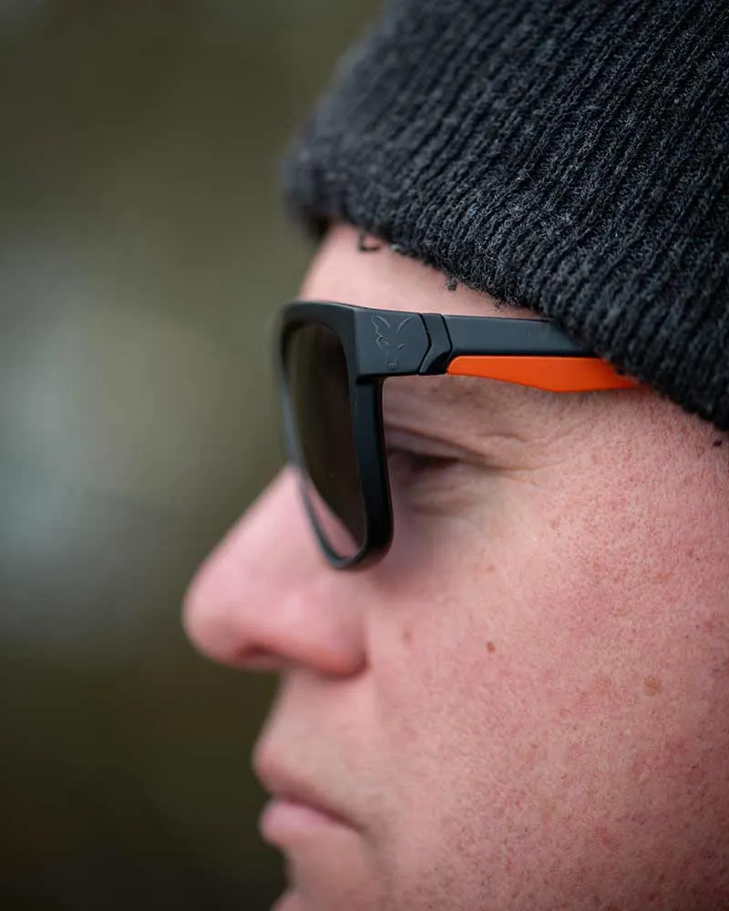 Lunettes Polarisantes Fox Collection noire et orange