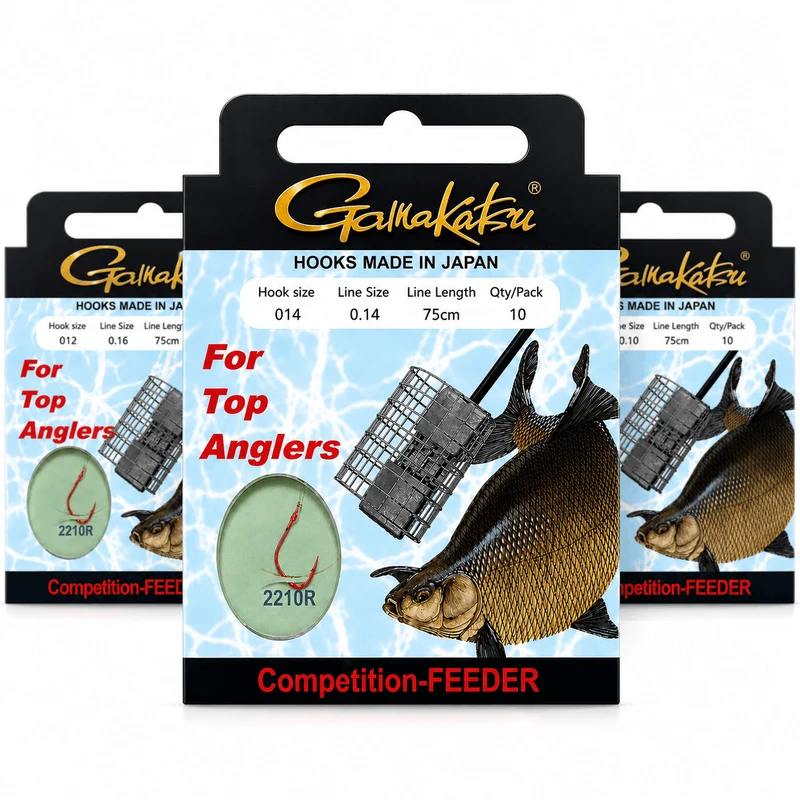 Competition Bream Feeder LS-2210R Barbed – 75 cm Onderlijnen met Weerhaak