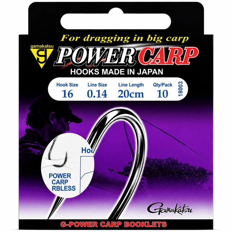 Power Carp Barbless – 20 cm Onderlijnen zonder Weerhaak