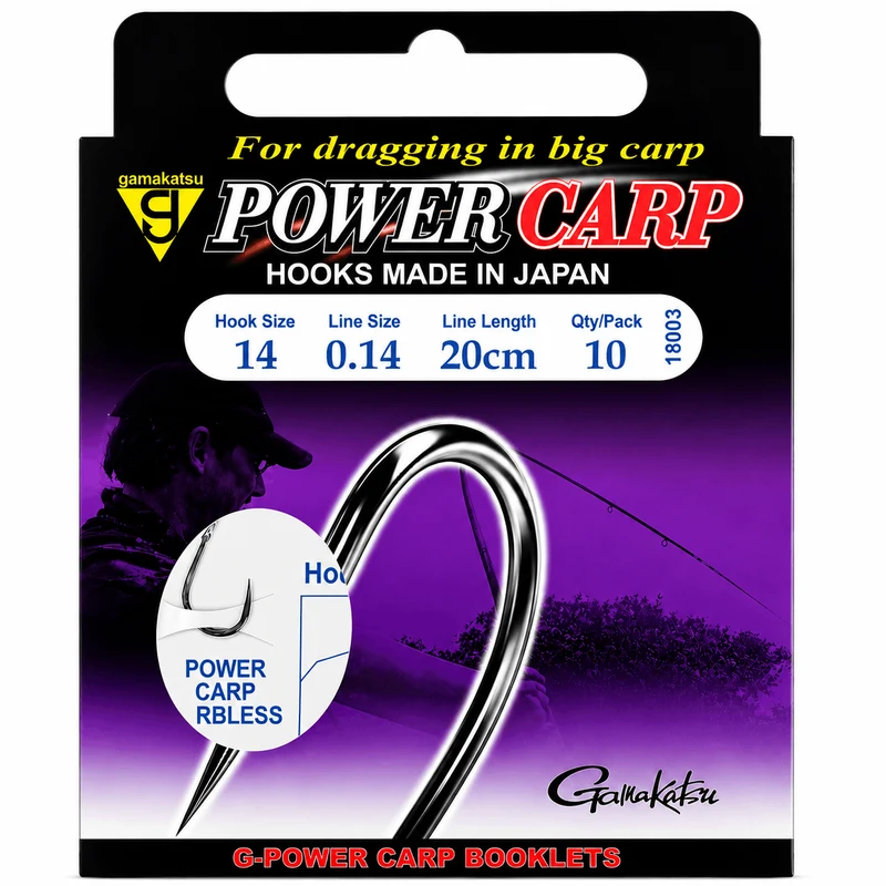 Power Carp Barbless – 20 cm Onderlijnen zonder Weerhaak