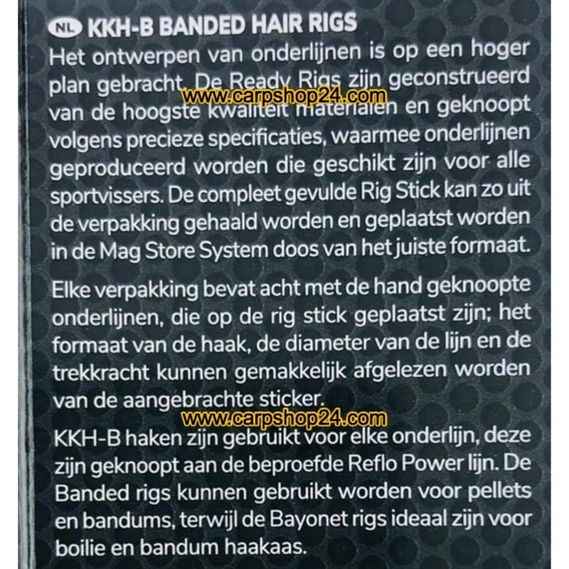 KKH-B Bayonet Hair Rig Barbless 10cm – 10 cm Onderlijnen met Bayonet en zonder Weerhaak