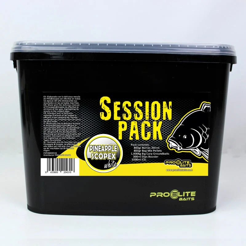Session Pack Pro Elite Baits Ananas Scopex White