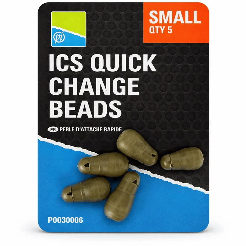 ICS Quick Change Beads – Snelwisselconnectoren voor Onderlijnen (5 stuks)