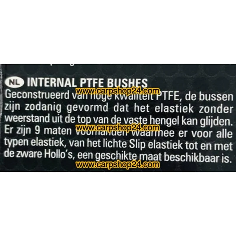 PTFE Internal Bushes – Interne Bussen voor Hengeltop