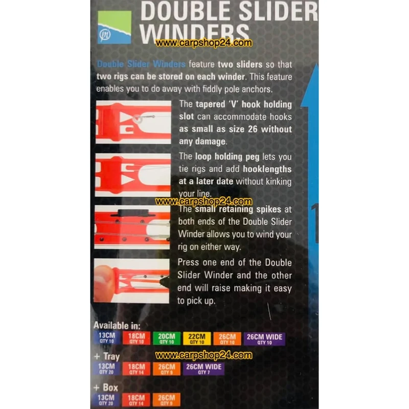 Double Slider Winders – Tuigenplankjes (10 Stuks)