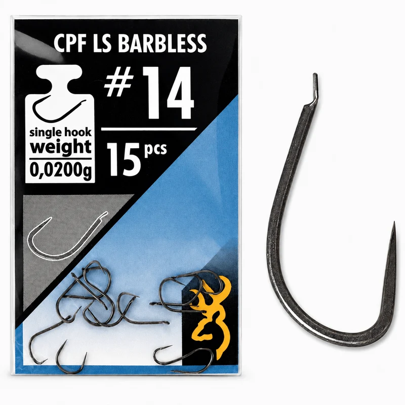 Sphere CPF LS Barbless – Haak zonder Weerhaak 🎁