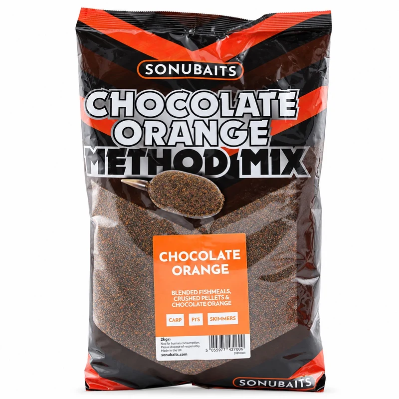 Chocolate Orange Method Mix 2kg – Methodgrondvoer met Chocoladesmaak en Oranje Deeltjes