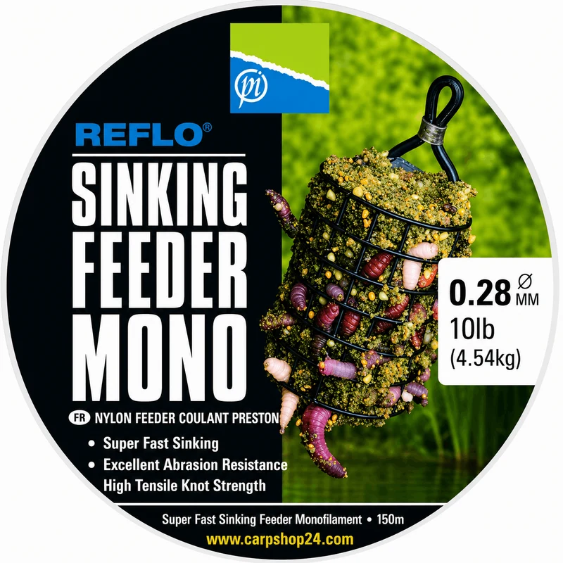 Reflo Sinking Feeder Mono 150m – Zinkende Nylon Feederlijn