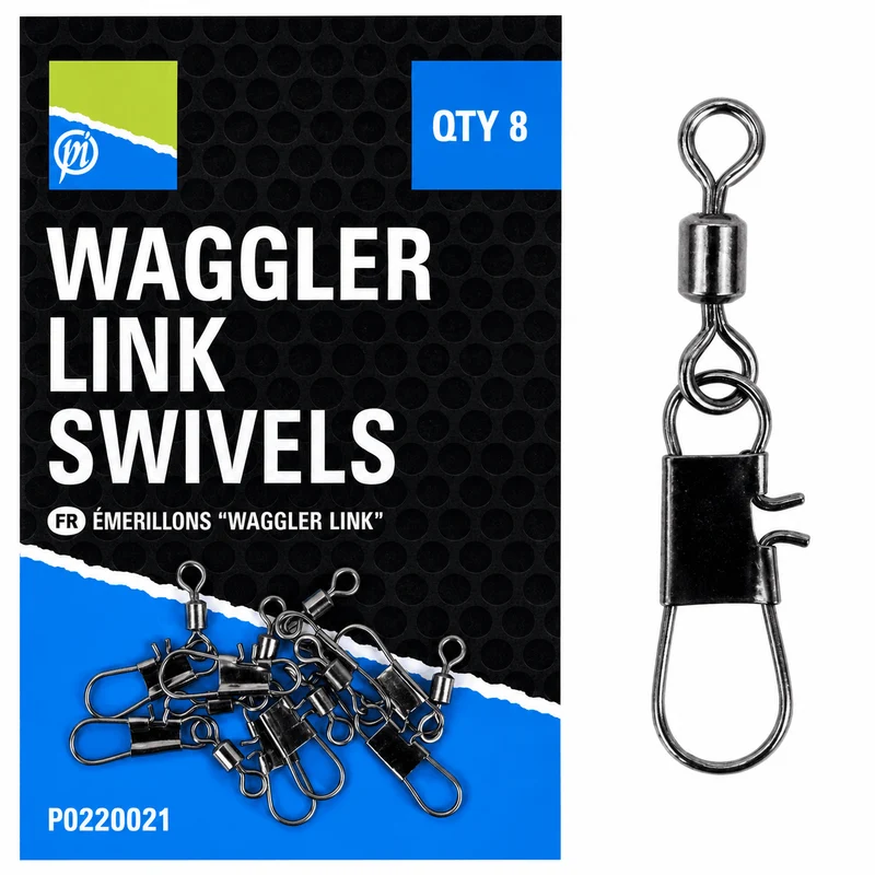 Waggler Link Swivels – Wagglerwartels (8 stuks)