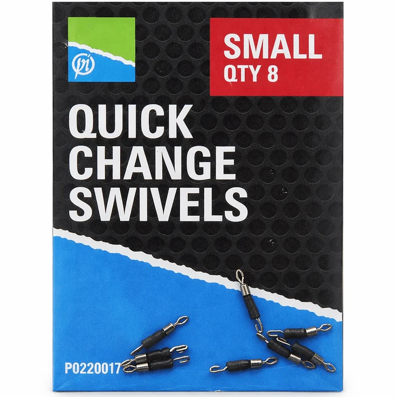 Quick Change Swivels – Snelwisselwartels (8 stuks)