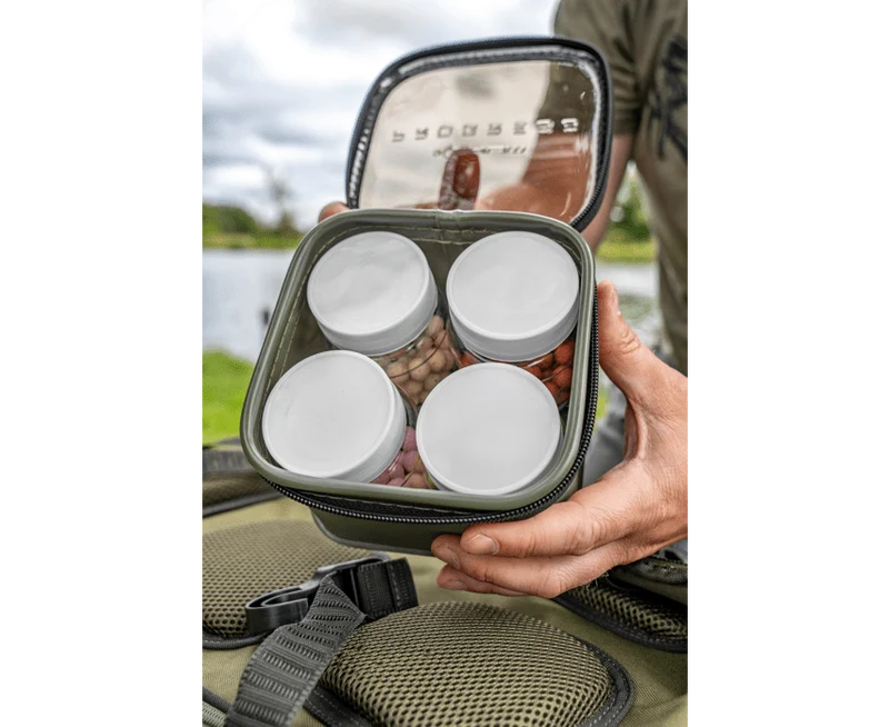 Sac de pêche de 4 pots à appâts Korum Eva