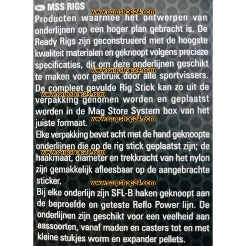 SFL-B Hooklengths Barbless 15cm – 15 cm Onderlijnen zonder Weerhaak