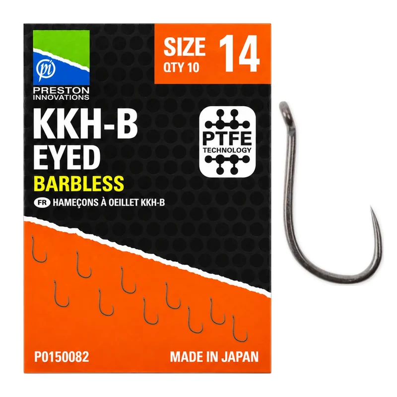 KKH-B Eyed Barbless – Haak met Oog en zonder Weerhaak
