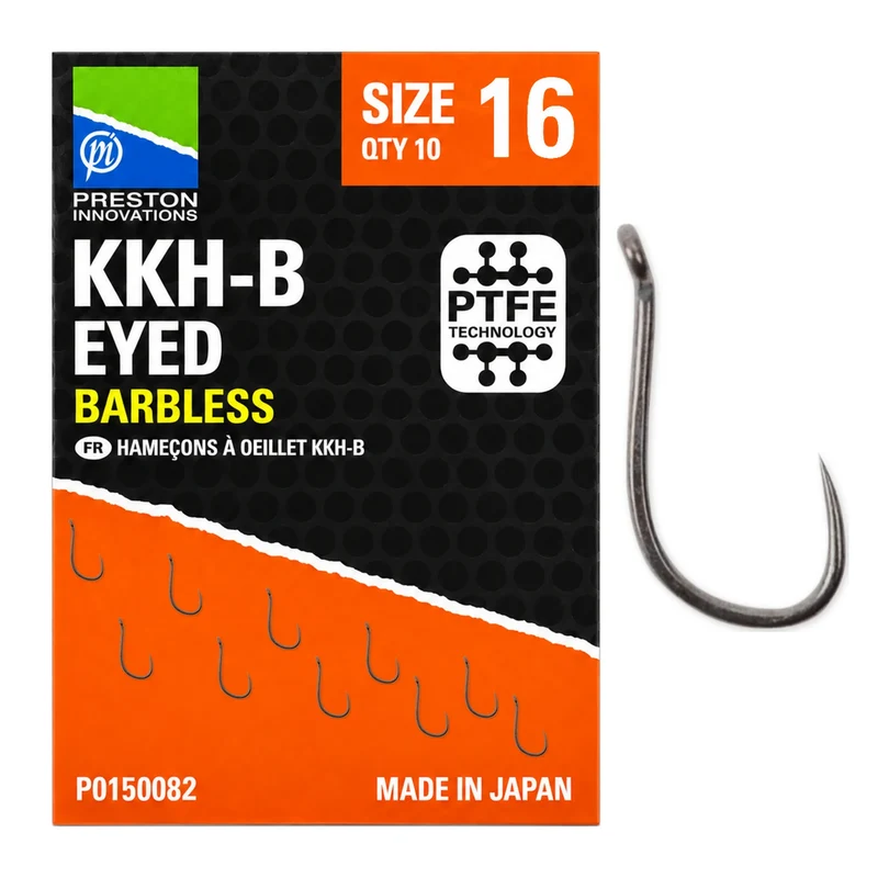 KKH-B Eyed Barbless – Haak met Oog en zonder Weerhaak
