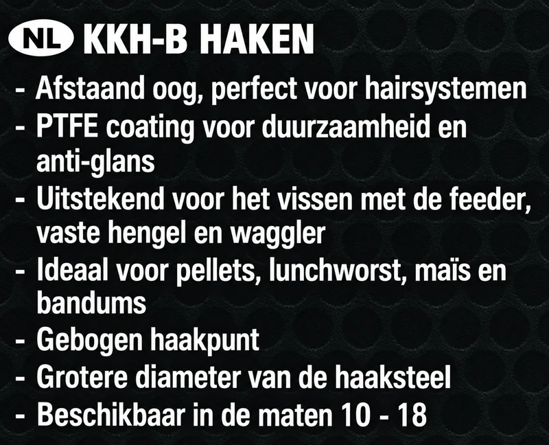 KKH-B Eyed Barbless – Haak met Oog en zonder Weerhaak