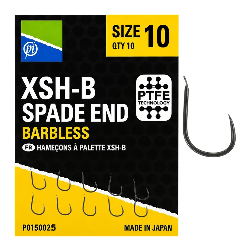 XSH-B Spade End Barbless – Haak met Bled en zonder Weerhaak