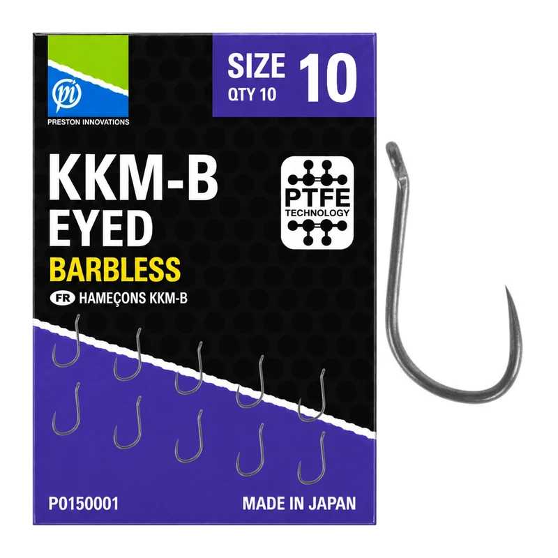 KKM-B Eyed Barbless – Haak met Oog en zonder Weerhaak