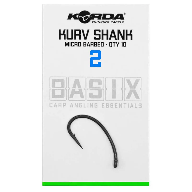 Hameçons Korda Basix Kurv Shank