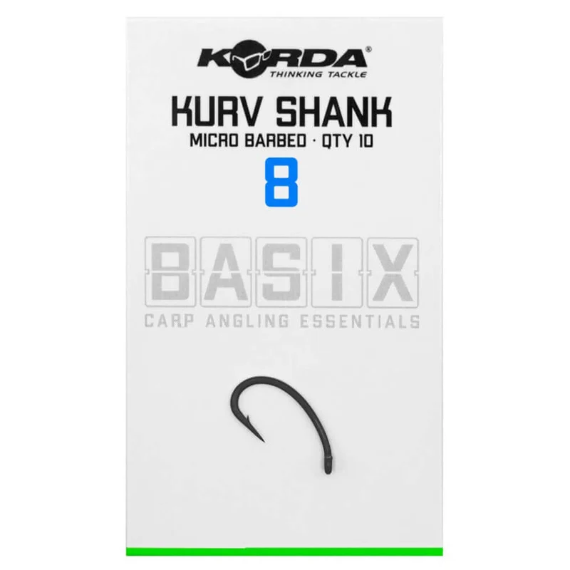 Hameçons Korda Basix Kurv Shank