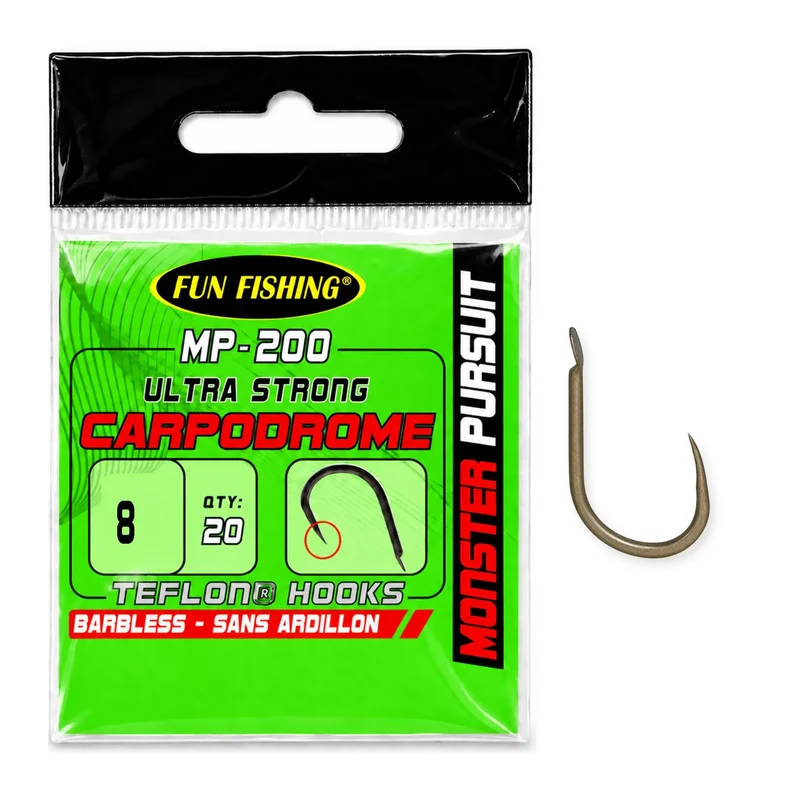 MP 200 Barbless – Haak zonder Weerhaak