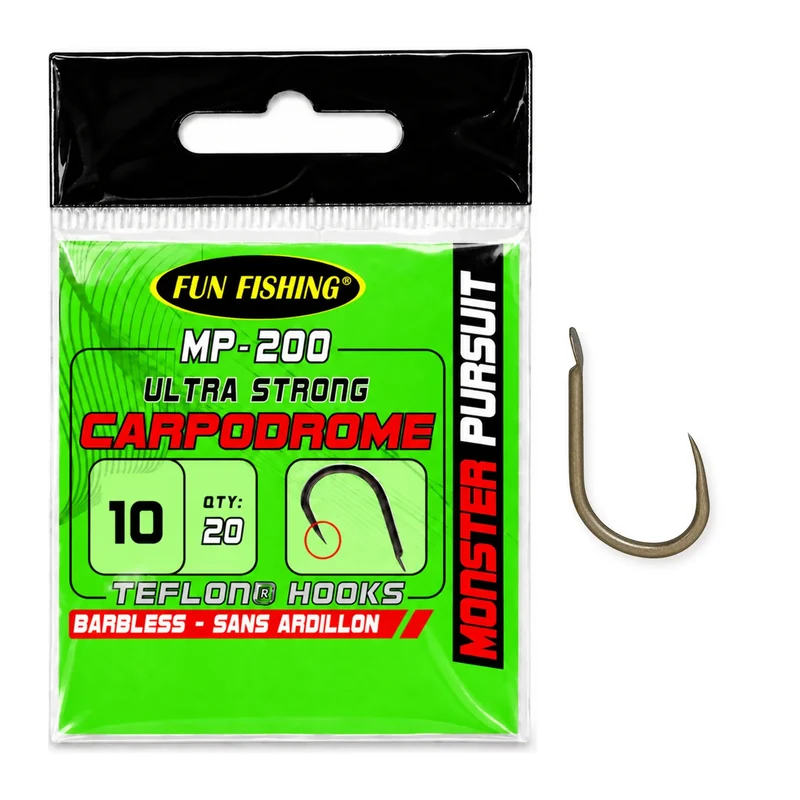 MP 200 Barbless – Haak zonder Weerhaak
