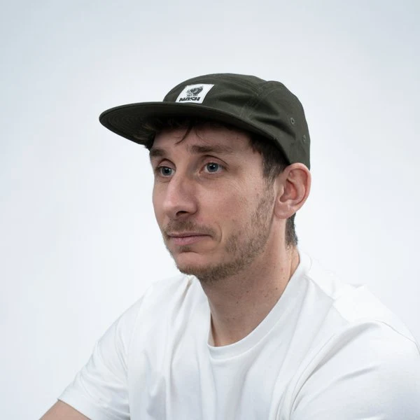 Casquette Nash Make It Happen Badge 5 Panel Verte