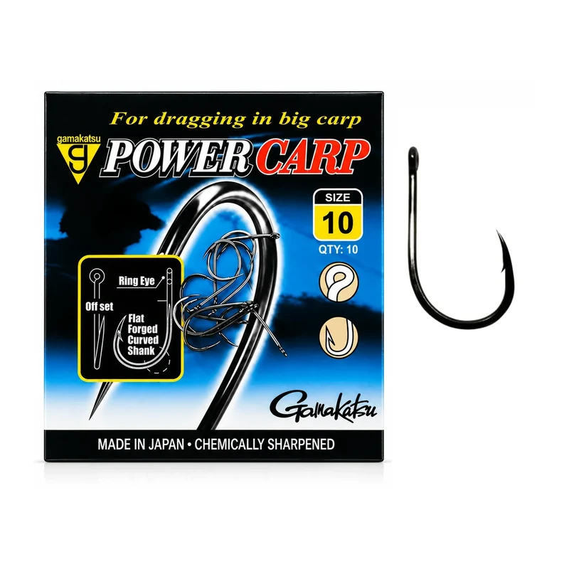 Power Carp Ring Eye Barbed – Haak met Oog en met Weerhaak