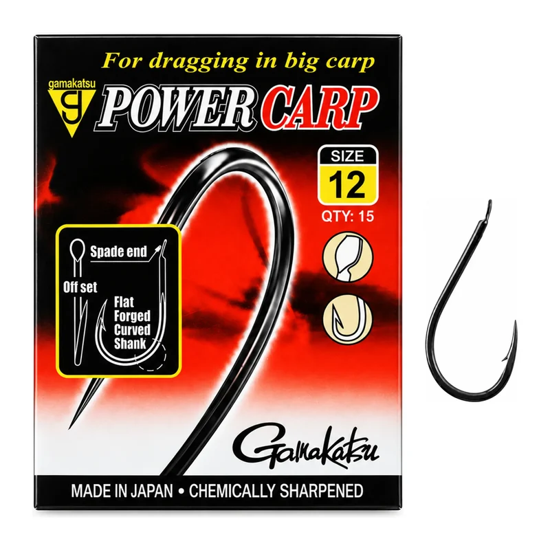 Power Carp Spade End Barbed – Haak met Bled en met Weerhaak