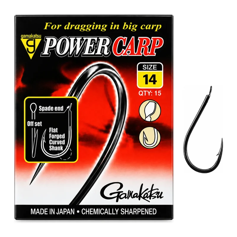 Power Carp Spade End Barbed – Haak met Bled en met Weerhaak
