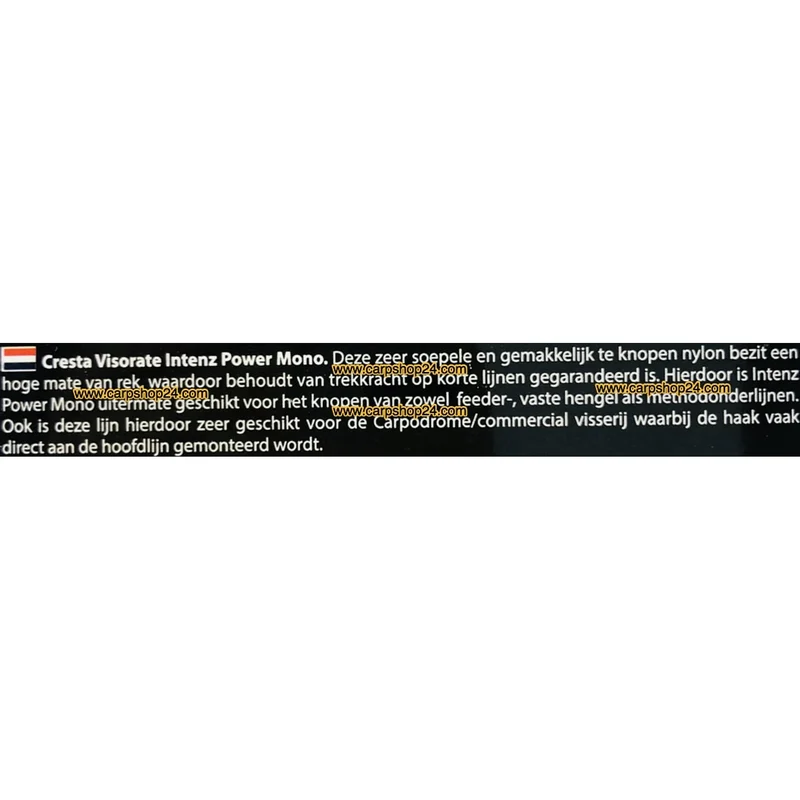Visorate Intenz Power Mono 100m – Nylon Vislijn